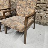 Pair of vintage 1970s armchairs