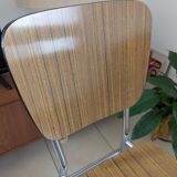 Brown Formica chairs