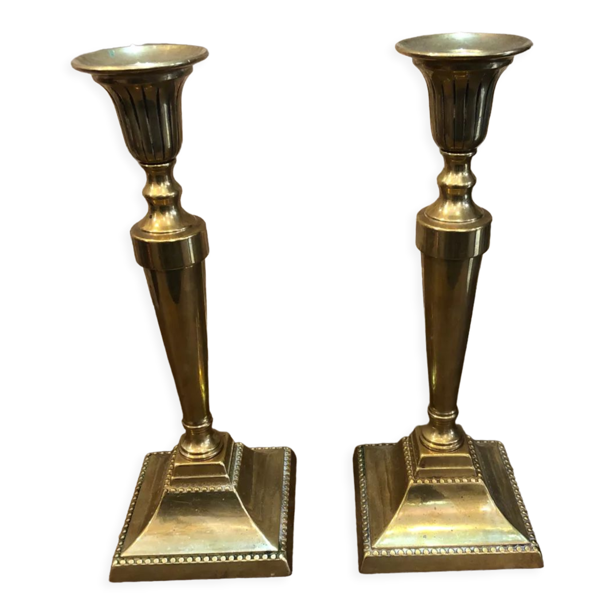 Pair of candle holders