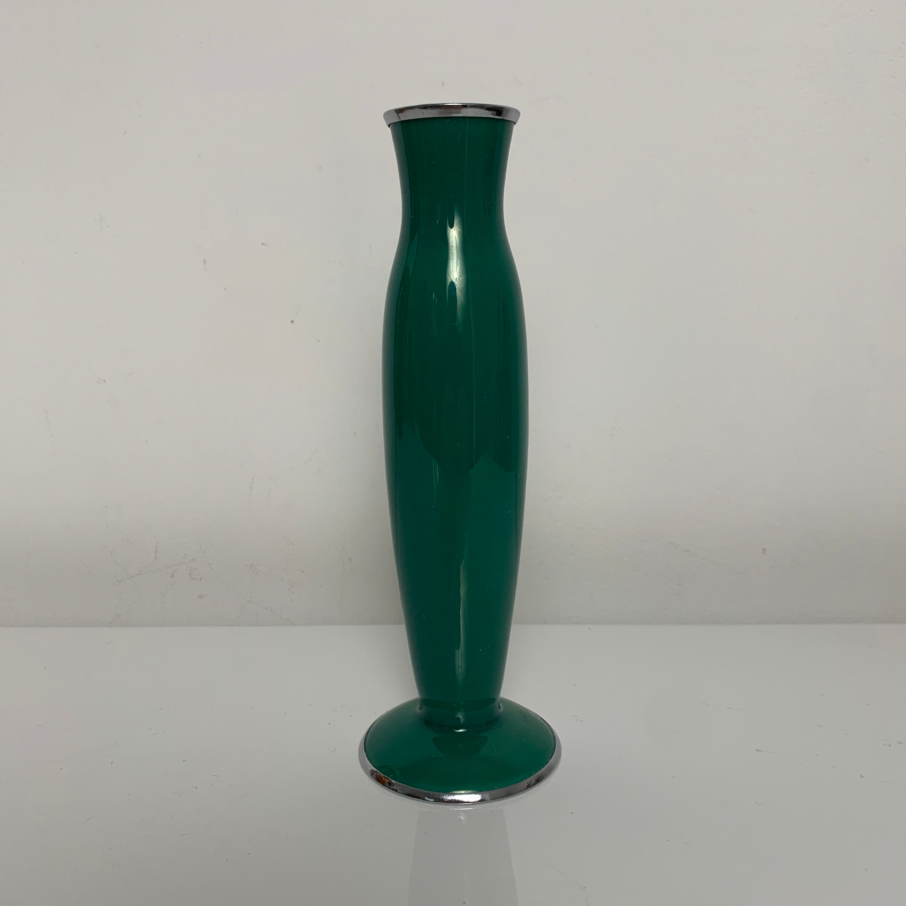 Enamelled soliflore vase Shippo Yaki Tutanka