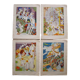 Lot de 4 illustrations bretonnes (par Micheau-Vernez), Corentin, Haude, Gwénolé et Azénor