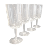 Lot de 4 verres à vin
