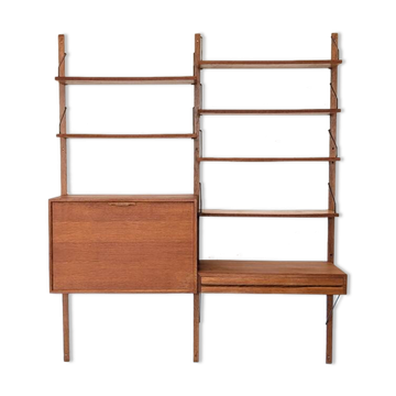 Teak wall unit by Poul Cadovius from the 1960s.