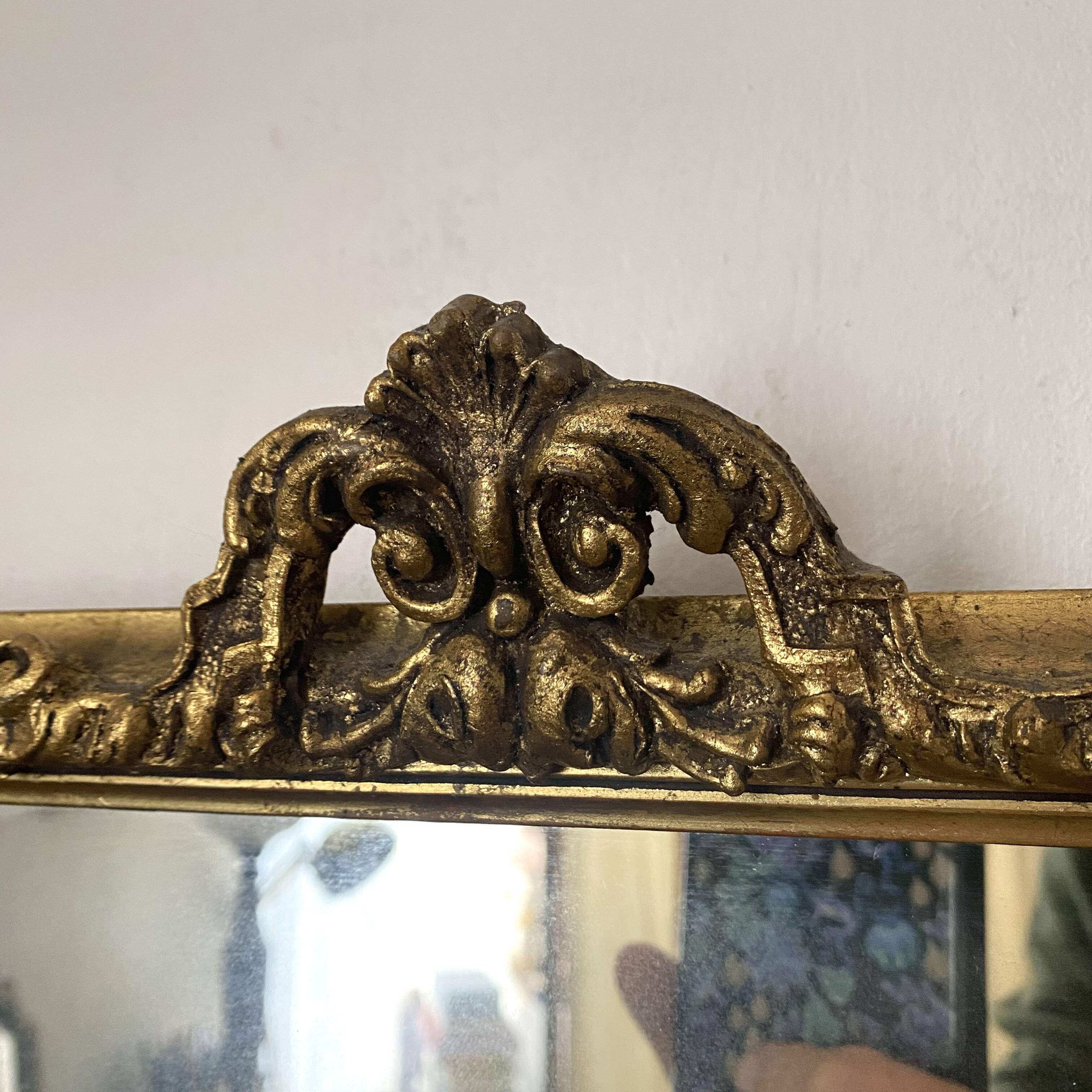 Golden mirror 51X29cm