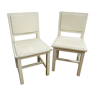 Duo de chaises pour enfants vintage