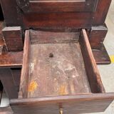 19th century folk art credenza