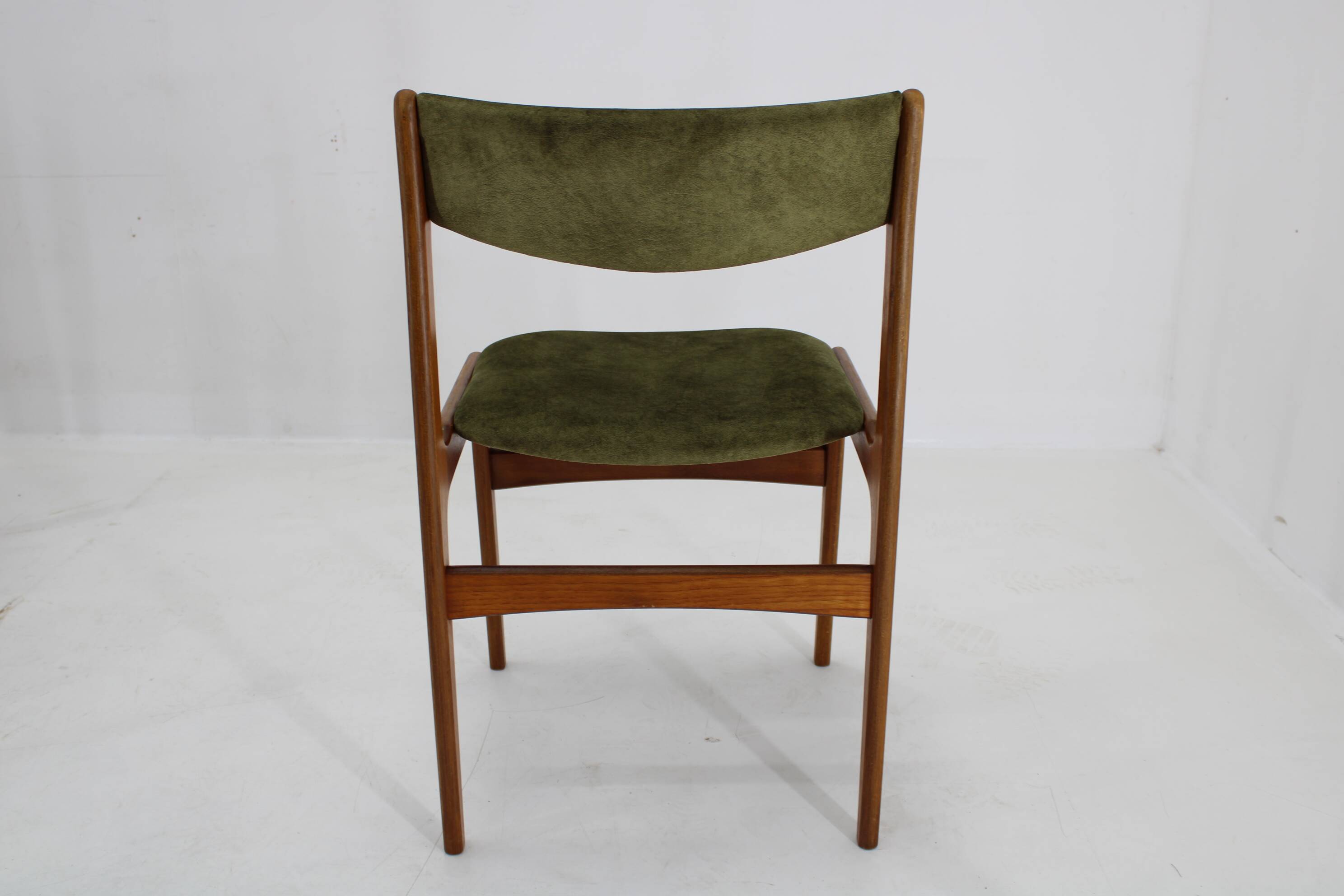 1960s Set of Six Danish Teak Dining Chairs , Restored