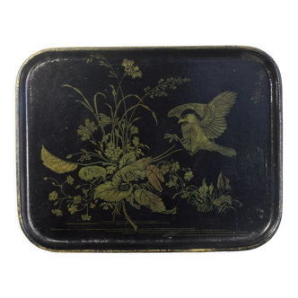 Napoleon III chinoiserie boiled cardboard tray