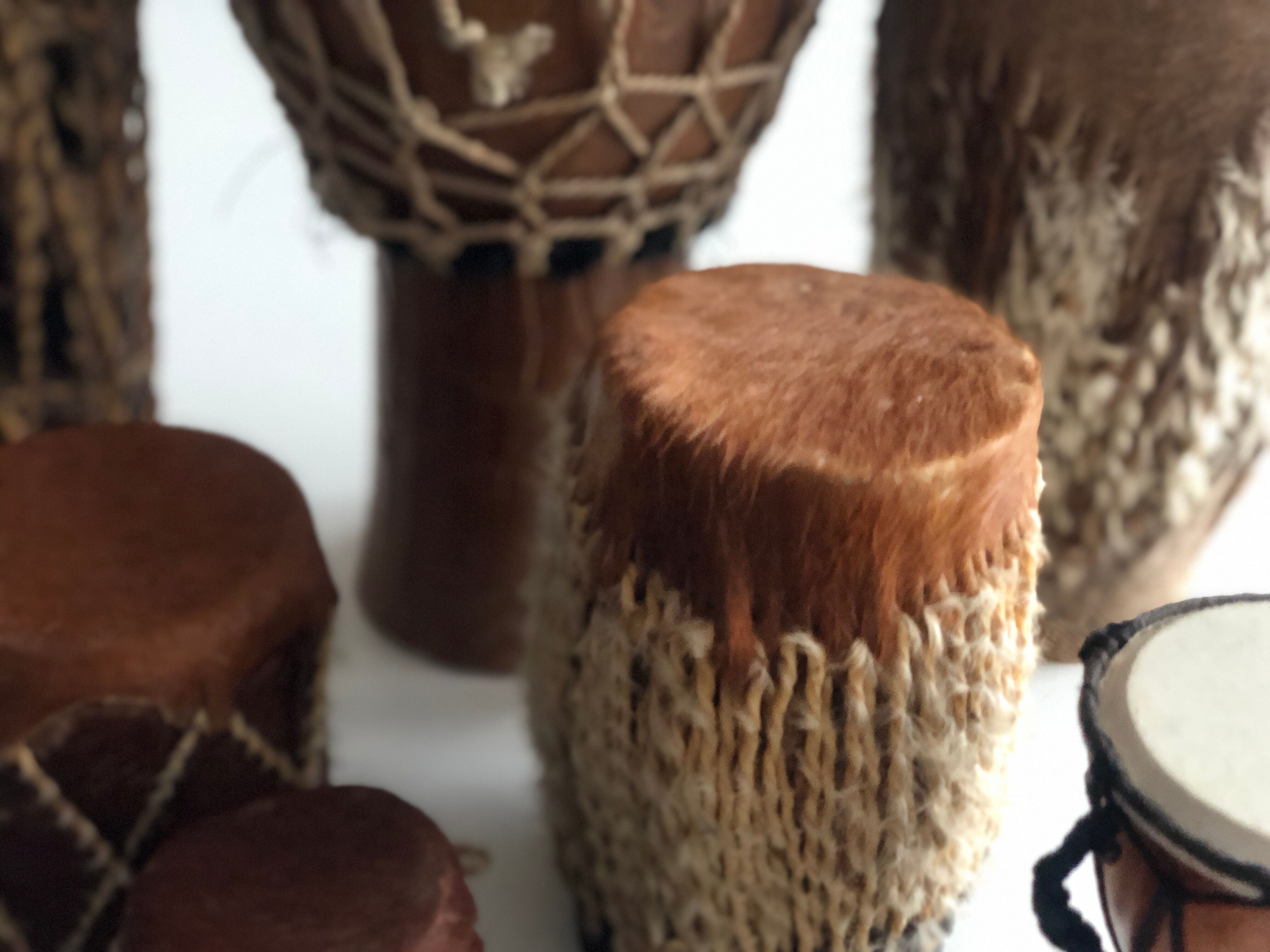 Goatskin drum