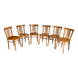 Ensemble de 6 chaises de bistrot