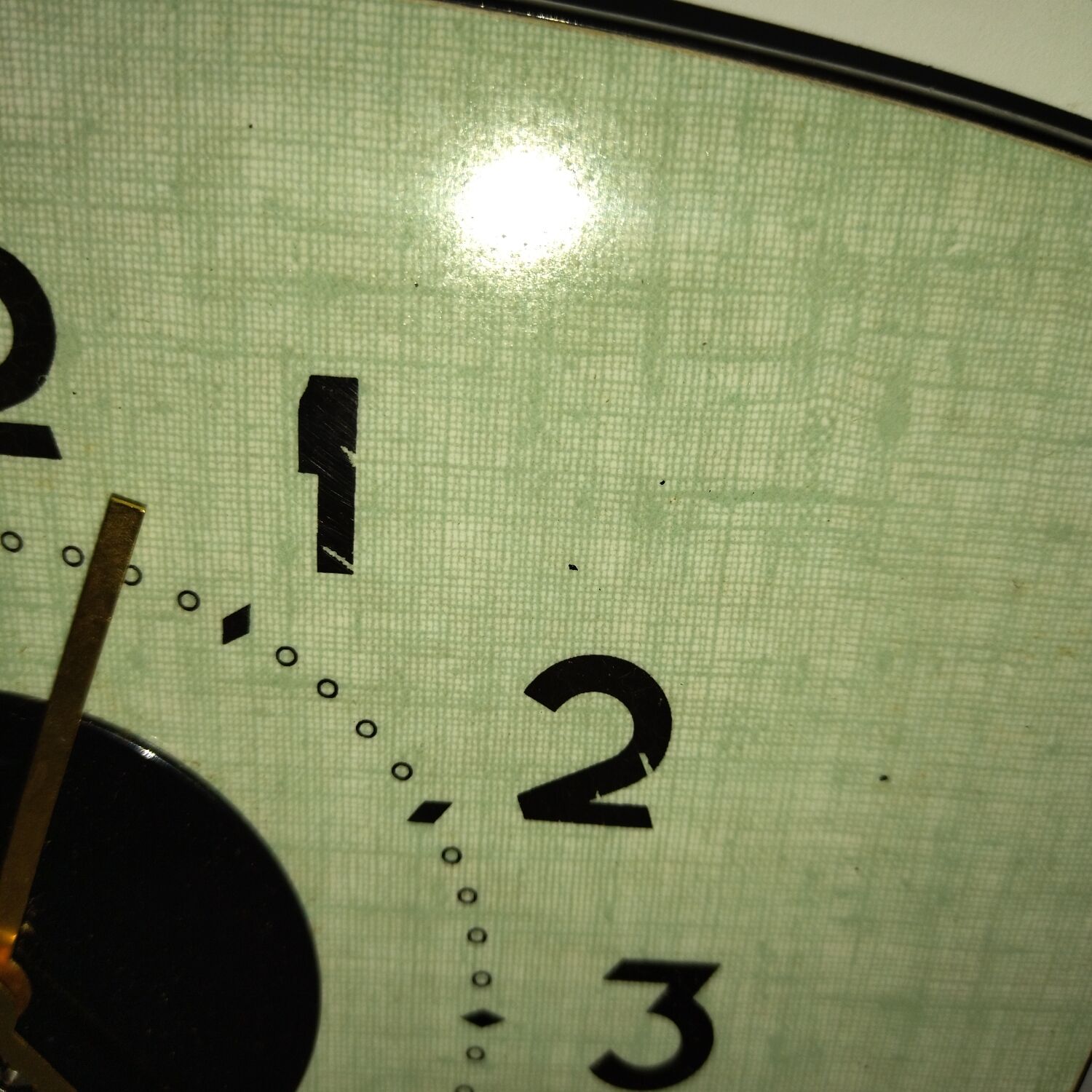 Clock pendulum formica bistrot bar 60s