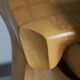 Interlocking abstract wood sculpture by Joop van Bergen, Netherlands, 1980s