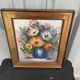 Old oil painting / Bouquet of flowers