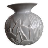 Art-deco vase with floral pattern