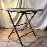 Rattan side table, 1900, Napoleon III style,