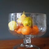 Biot cup in bubbled and blown glass, 1970s