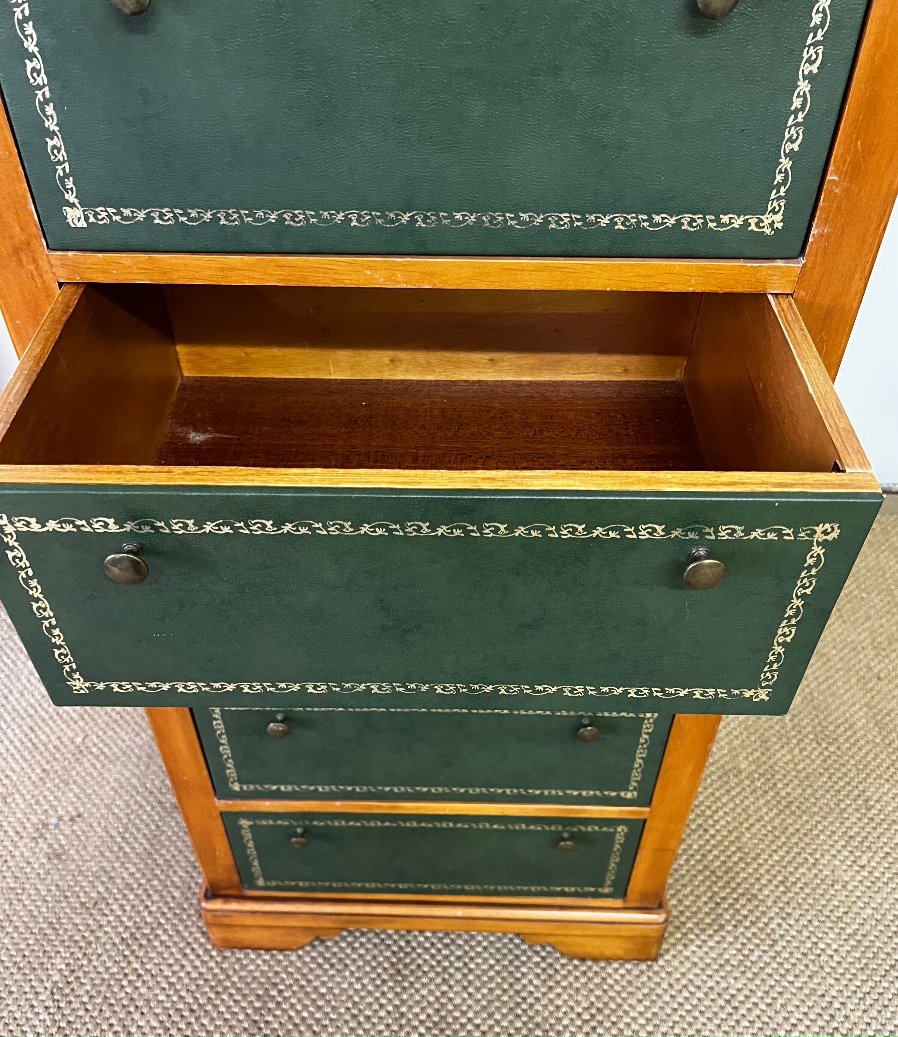 Notary furniture Louis Philippe style cherry wood