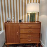 Scandinavian asymmetrical chest of drawers