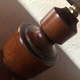 Table lamp wood and jute