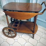 Desserte apéro-table vintage et repliable