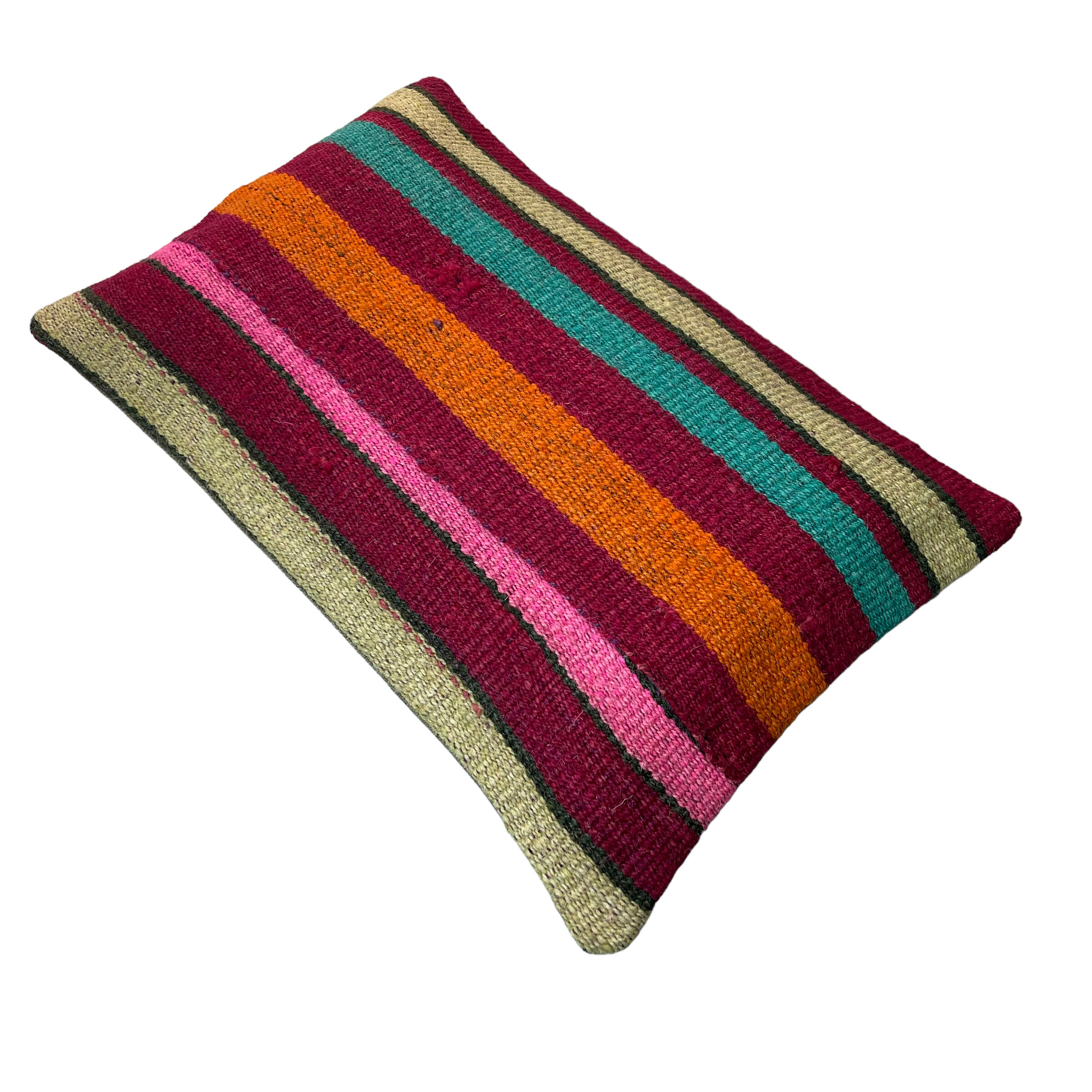 Vintage turkish handmade cushion cover , 30 x 50 cm