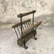 Vintage Brutalist Magazine Rack