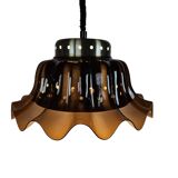 Herda Holland - Design hollandais - Lampe suspendue - Laiton - Acrylique - Années 70