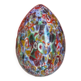 table lamp floral multicolor murano glass egg