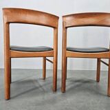 Set of Two Midcentury Rare Dining Chairs Bramin, Denmark, 1960s