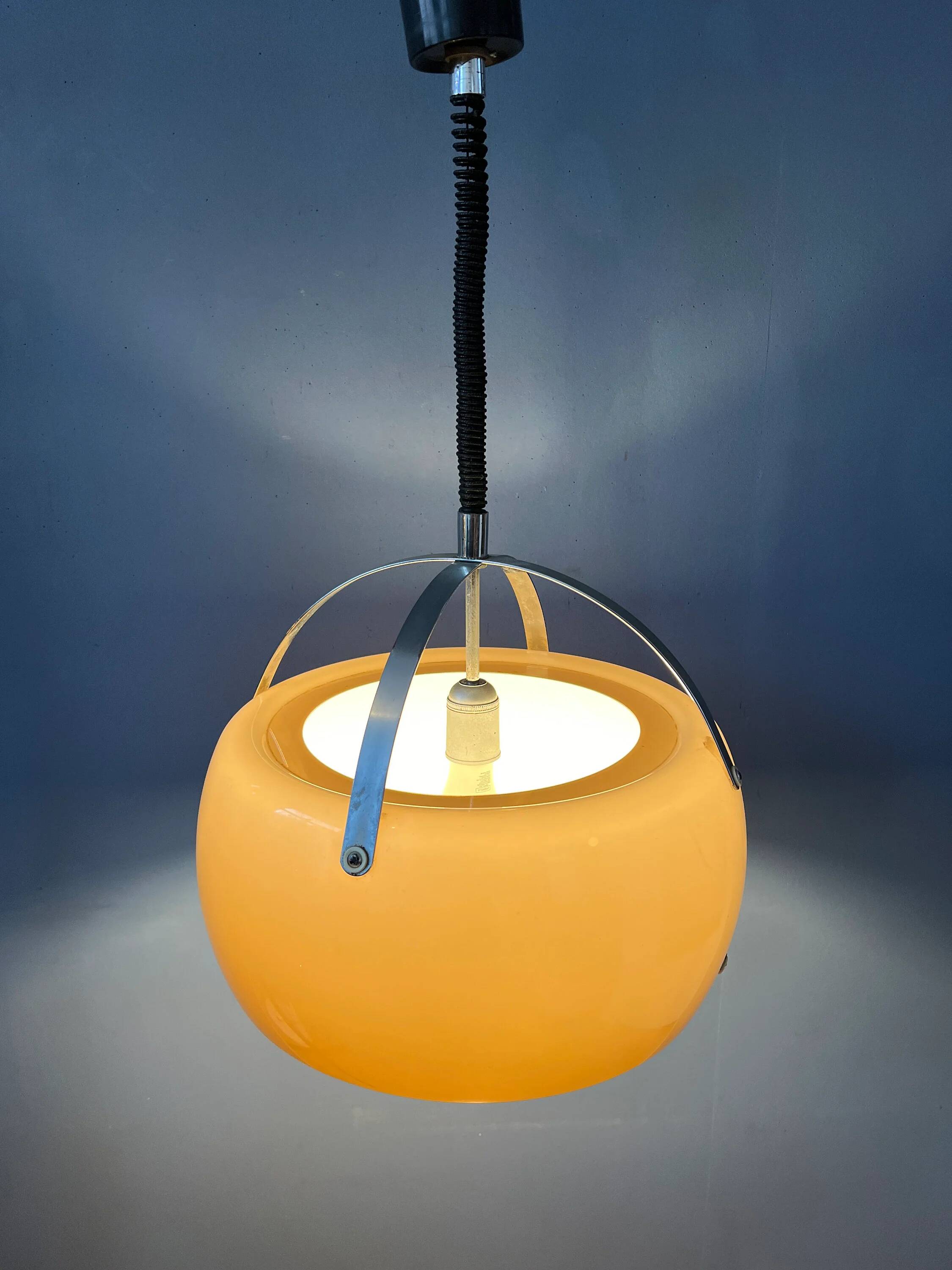 Vintage Tronconi suspension, Space Age luminaire