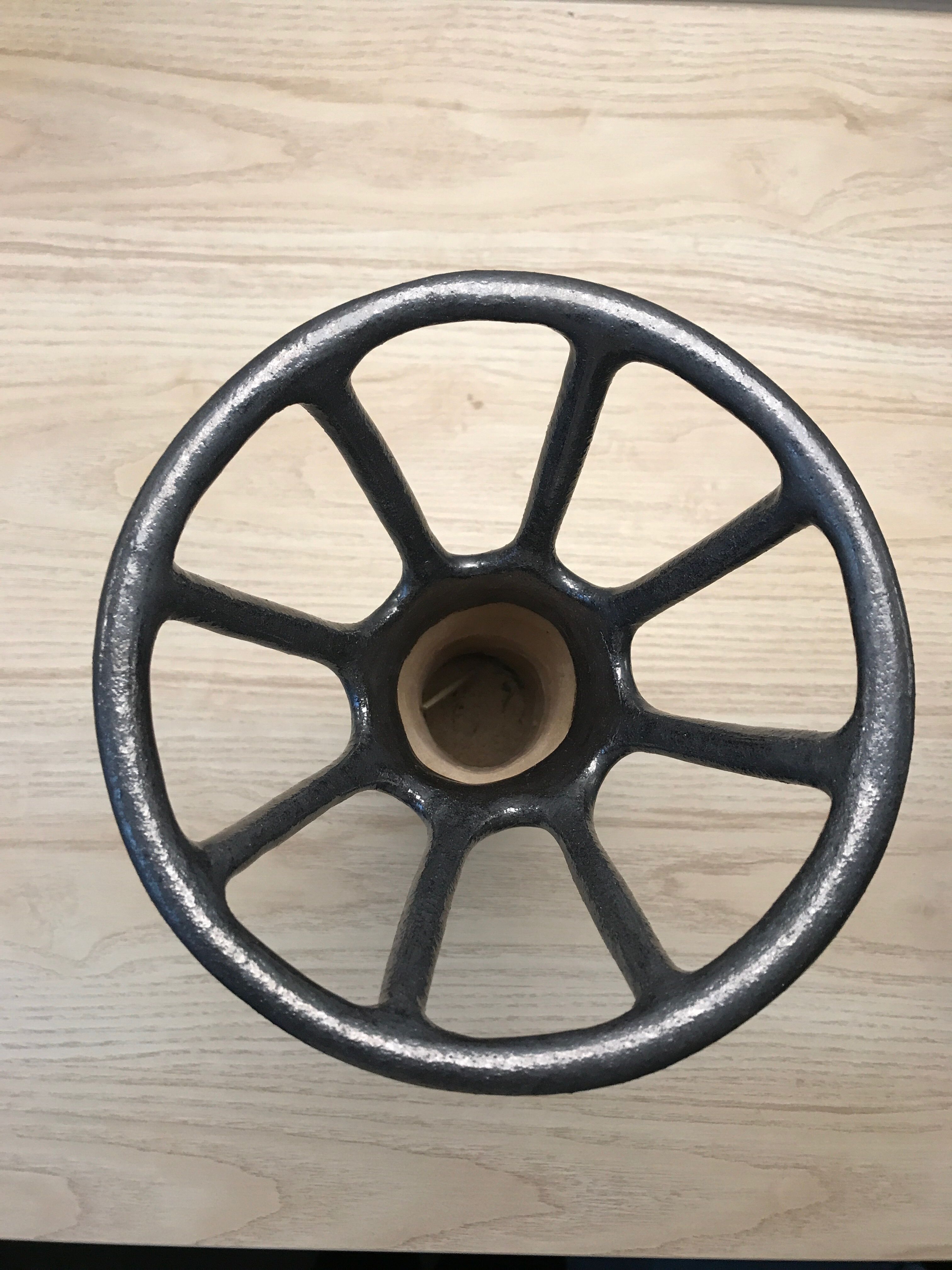 Two-coloured ceramic vase