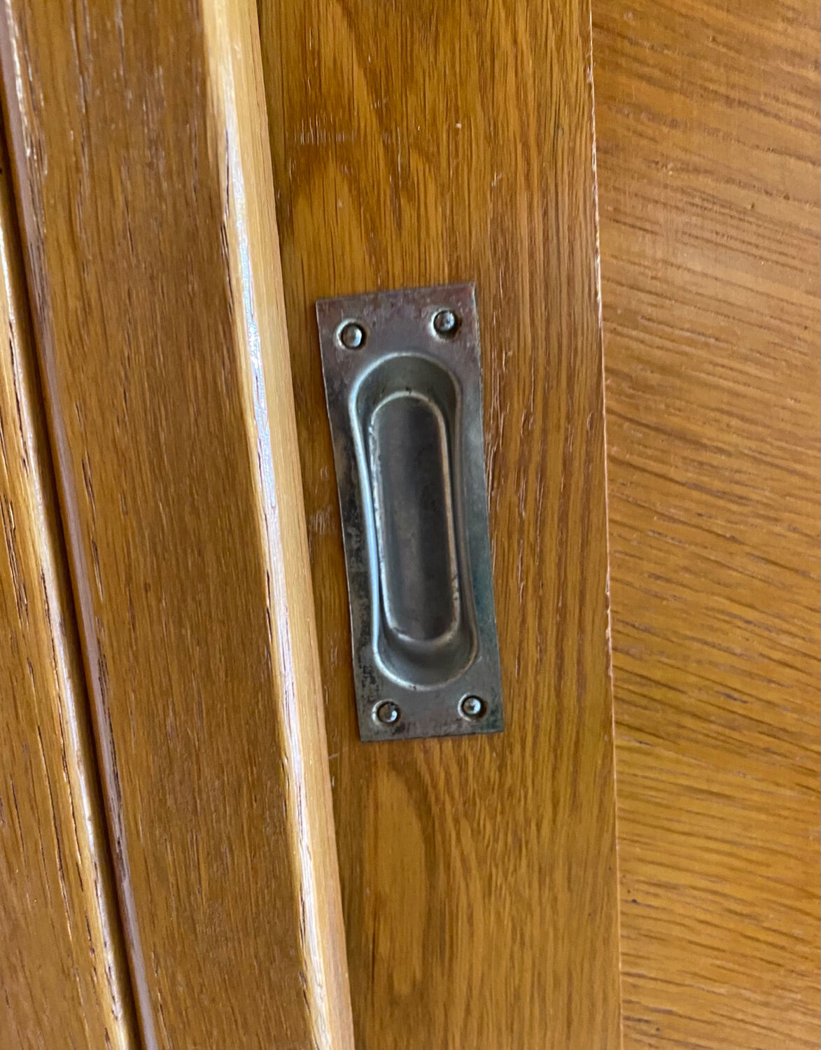Vintage wardrobe with compass feet