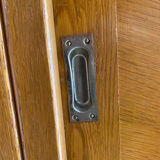 Vintage wardrobe with compass feet