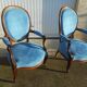 Pair of napoleon iii mahogany armchairs no. 2