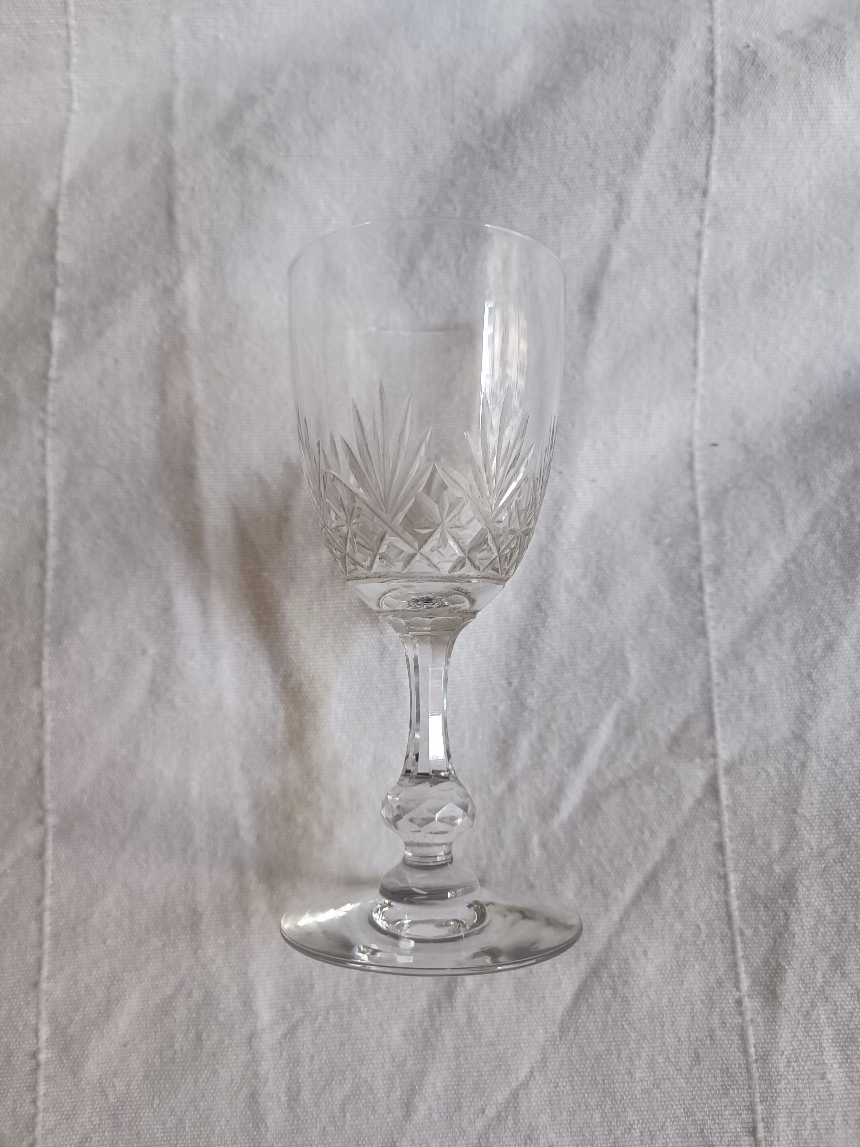 6 glasses in Porto / Aperitif Saint Louis Massenet