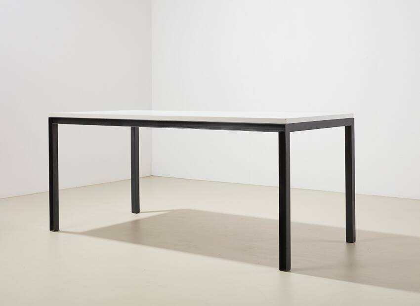 Minimalist Dining Table Model C9 by Janni van Pelt for My Home 1950s
