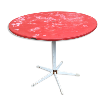 1960 vintage metal metal iron table garden