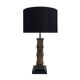 Lampe en bambou sculpté