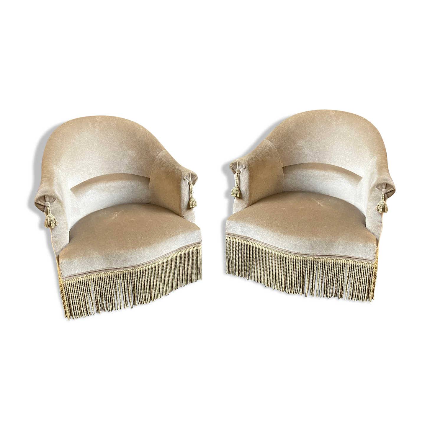 Pair of toad armchair