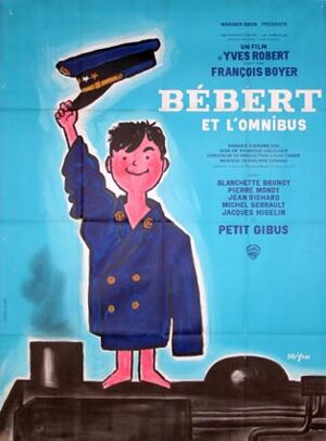 Affiche cinéma originale.Bébert