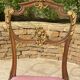 Paire de chaises en acajou style Louis XV