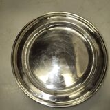 Old Christofle hollow dish in silver metal early 20th century