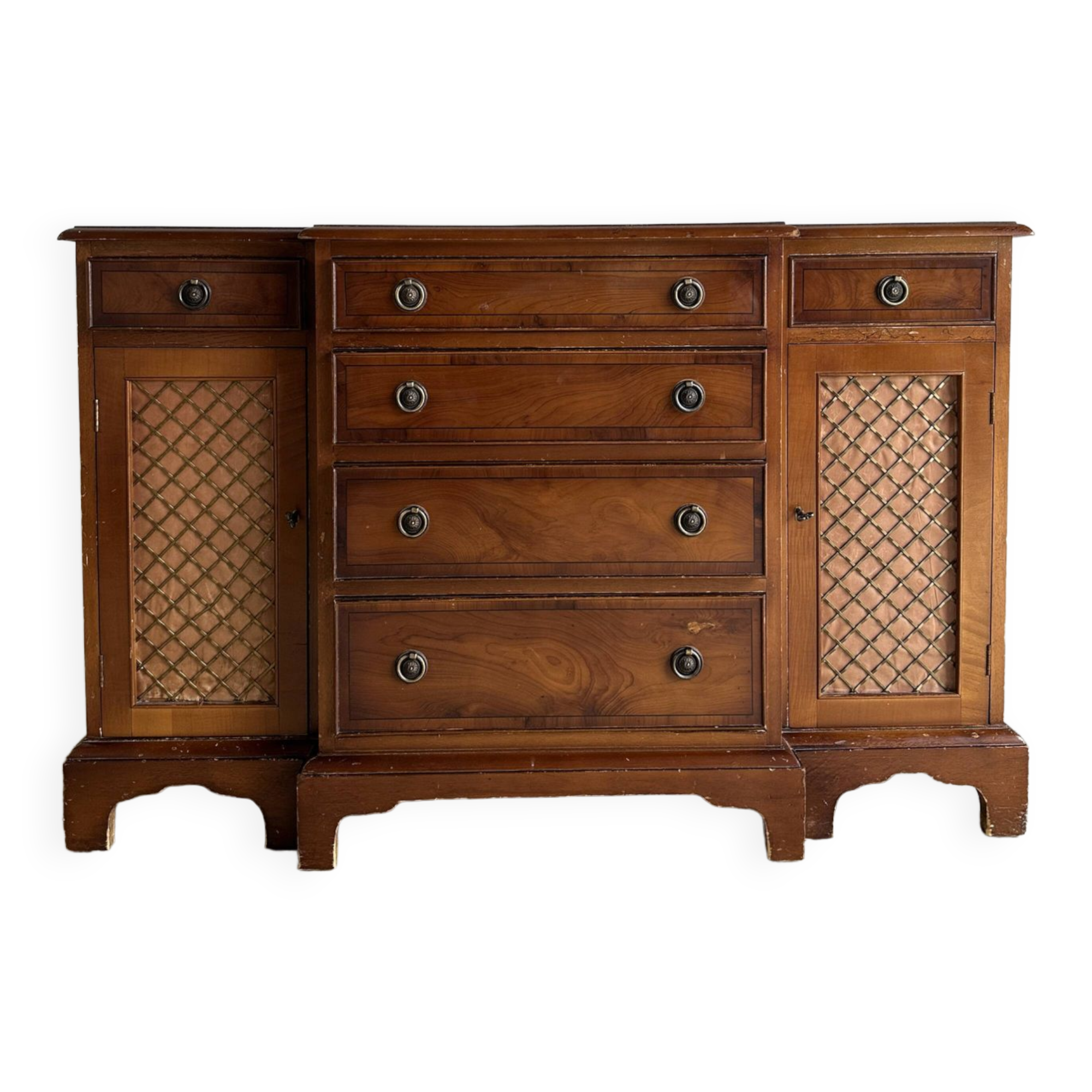 Chiffonier, small 19th century storage unit 1m12 x 74 x 35