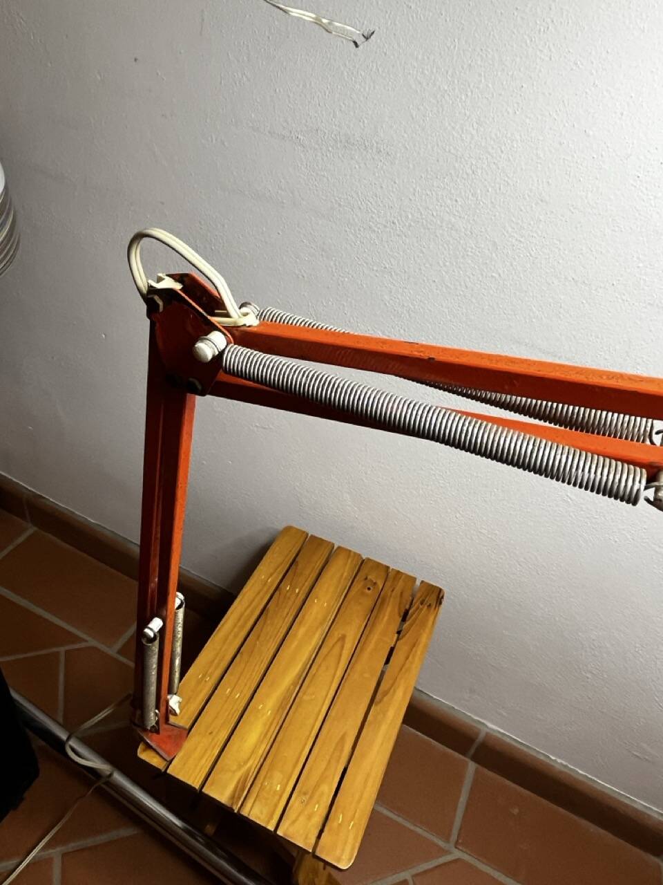 Architect lamp Emmedi model Studio D, anni '60-70, heavy used!