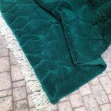 Carpet beni ouarain vert the barters. 220x177cm