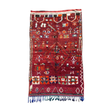 Boujaad berber carpet in hand woven wool 150x270 cm