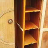 English wardrobe boarding art deco