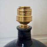 Blue sandstone lamp foot signed La Borne