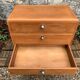 Commode vintage bois brut massif 1950