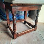Set of 6 antique hazelwood chairs, 17th–18th century